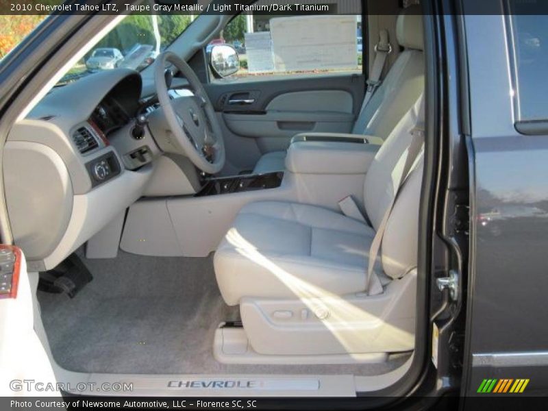 Taupe Gray Metallic / Light Titanium/Dark Titanium 2010 Chevrolet Tahoe LTZ