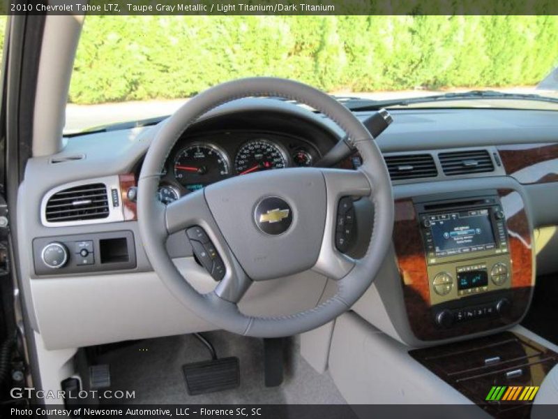 Taupe Gray Metallic / Light Titanium/Dark Titanium 2010 Chevrolet Tahoe LTZ