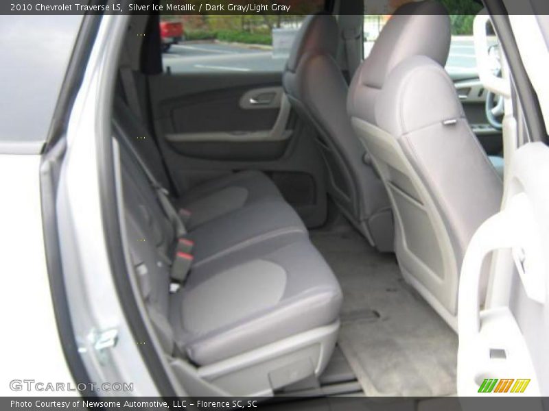 Silver Ice Metallic / Dark Gray/Light Gray 2010 Chevrolet Traverse LS