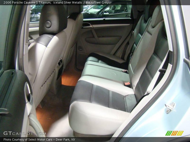 Iceland Silver Metallic / Black/Steel Grey 2006 Porsche Cayenne S Titanium