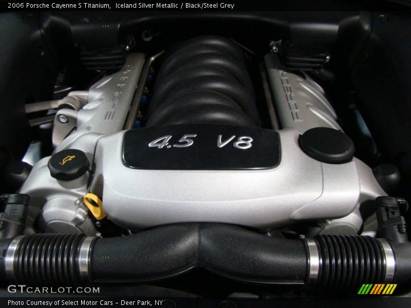 Iceland Silver Metallic / Black/Steel Grey 2006 Porsche Cayenne S Titanium
