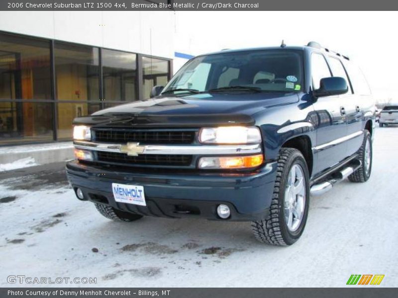 Bermuda Blue Metallic / Gray/Dark Charcoal 2006 Chevrolet Suburban LTZ 1500 4x4