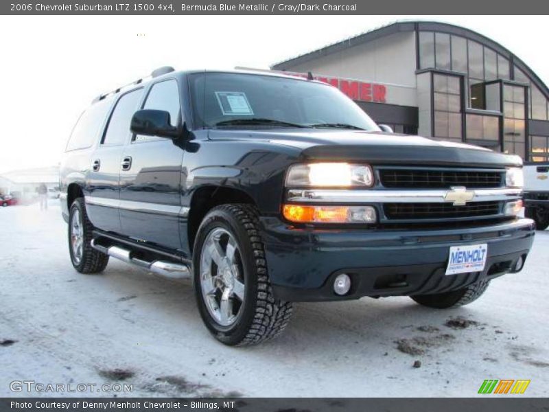 Bermuda Blue Metallic / Gray/Dark Charcoal 2006 Chevrolet Suburban LTZ 1500 4x4