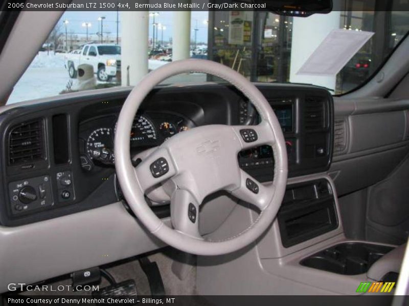 Bermuda Blue Metallic / Gray/Dark Charcoal 2006 Chevrolet Suburban LTZ 1500 4x4