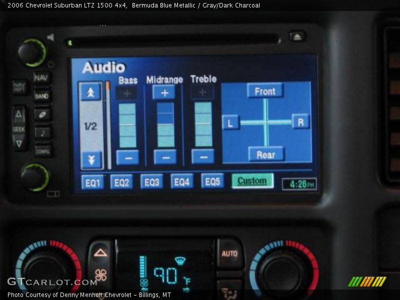 Bermuda Blue Metallic / Gray/Dark Charcoal 2006 Chevrolet Suburban LTZ 1500 4x4