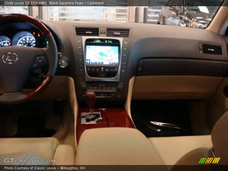 Black Sapphire Pearl / Cashmere 2009 Lexus GS 350 AWD