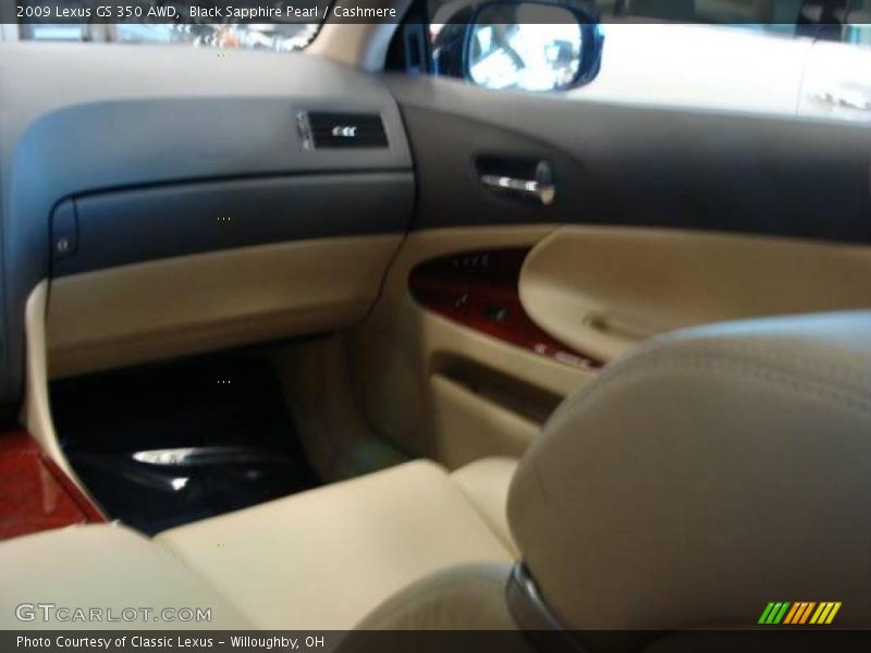 Black Sapphire Pearl / Cashmere 2009 Lexus GS 350 AWD