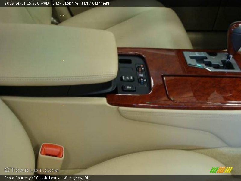 Black Sapphire Pearl / Cashmere 2009 Lexus GS 350 AWD