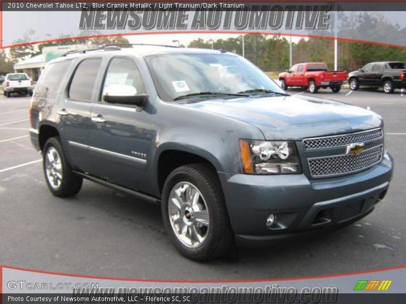 Blue Granite Metallic / Light Titanium/Dark Titanium 2010 Chevrolet Tahoe LTZ