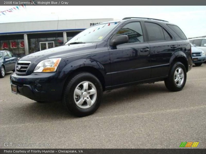 Midnight Blue / Gray 2008 Kia Sorento LX