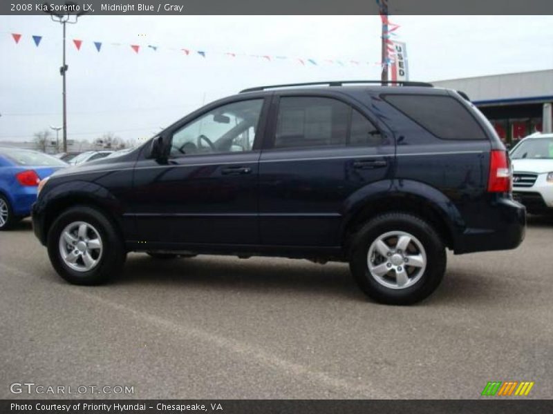 Midnight Blue / Gray 2008 Kia Sorento LX