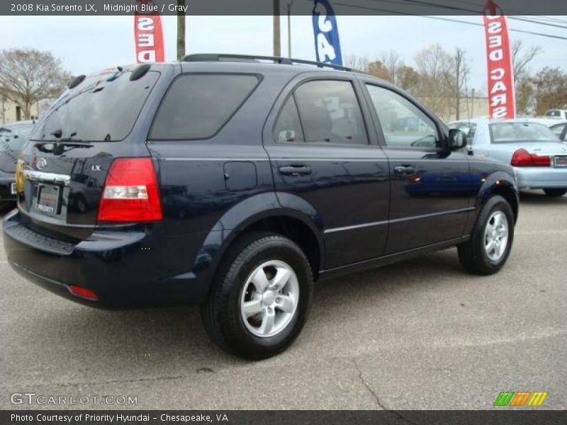 Midnight Blue / Gray 2008 Kia Sorento LX