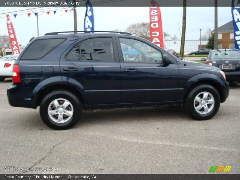 Midnight Blue / Gray 2008 Kia Sorento LX