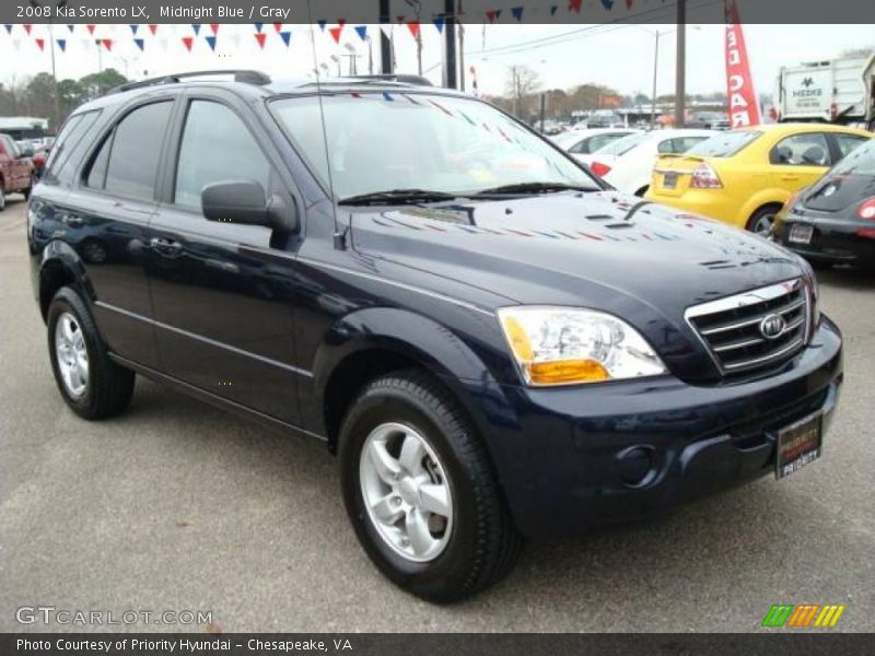 Midnight Blue / Gray 2008 Kia Sorento LX