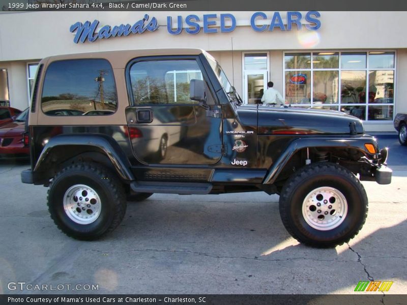 Black / Camel/Dark Green 1999 Jeep Wrangler Sahara 4x4