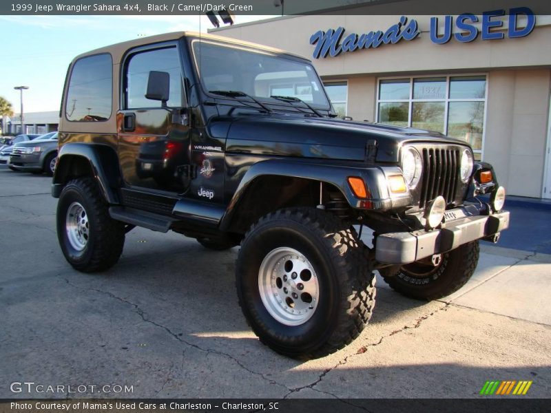 Black / Camel/Dark Green 1999 Jeep Wrangler Sahara 4x4