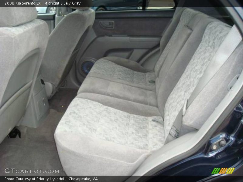 Midnight Blue / Gray 2008 Kia Sorento LX