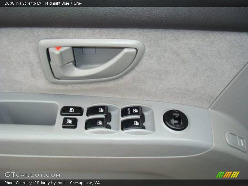 Midnight Blue / Gray 2008 Kia Sorento LX