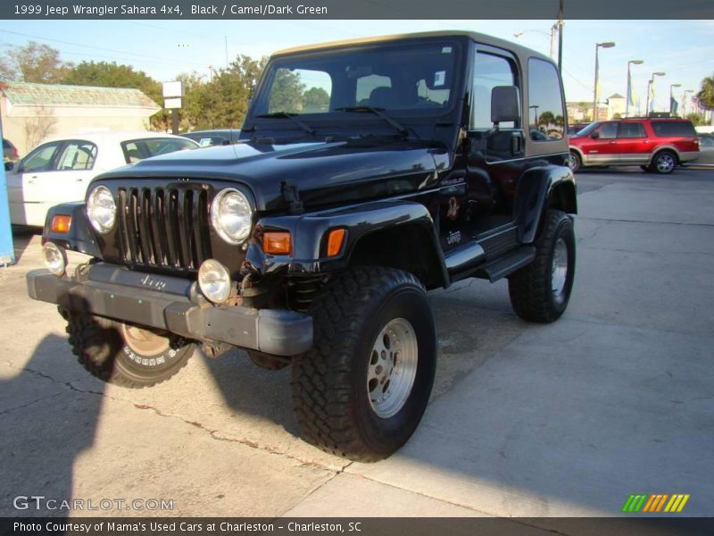 Black / Camel/Dark Green 1999 Jeep Wrangler Sahara 4x4