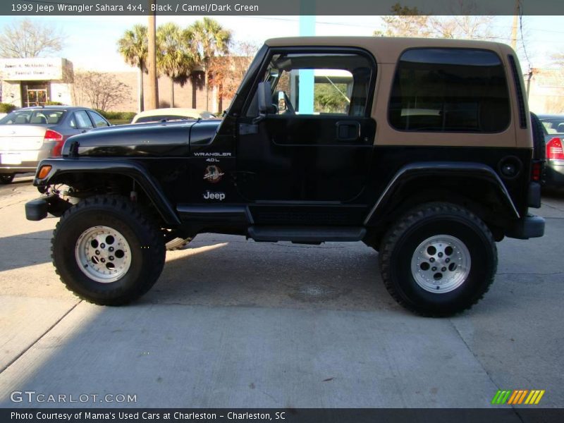 Black / Camel/Dark Green 1999 Jeep Wrangler Sahara 4x4