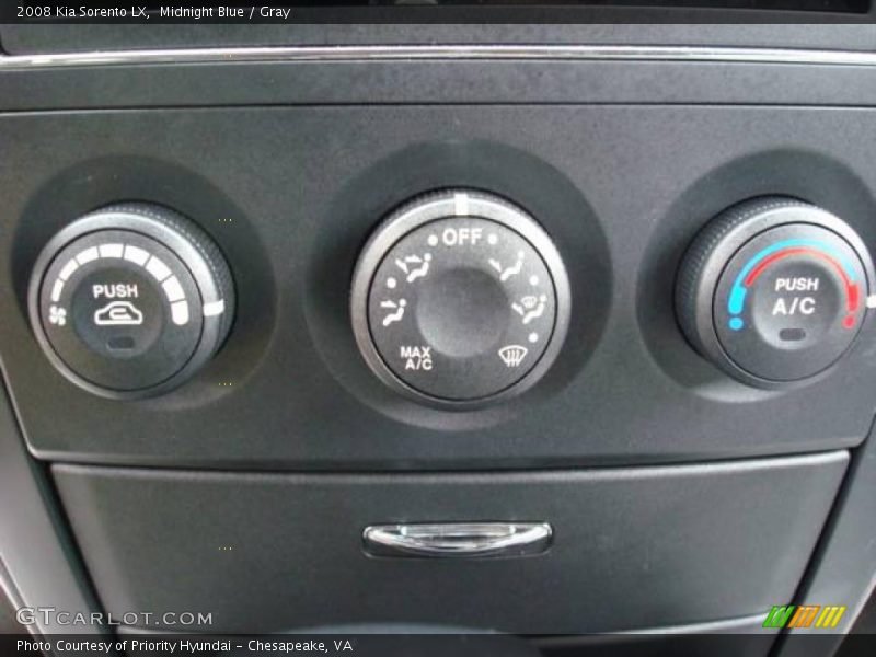 Midnight Blue / Gray 2008 Kia Sorento LX