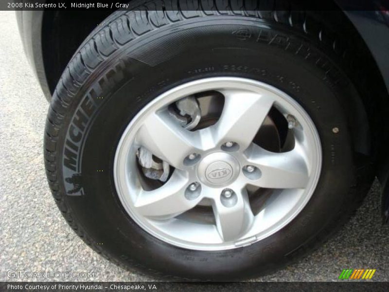 Midnight Blue / Gray 2008 Kia Sorento LX