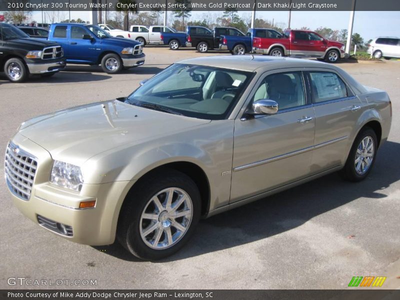 White Gold Pearlcoat / Dark Khaki/Light Graystone 2010 Chrysler 300 Touring Walter P. Chryler Executive Series