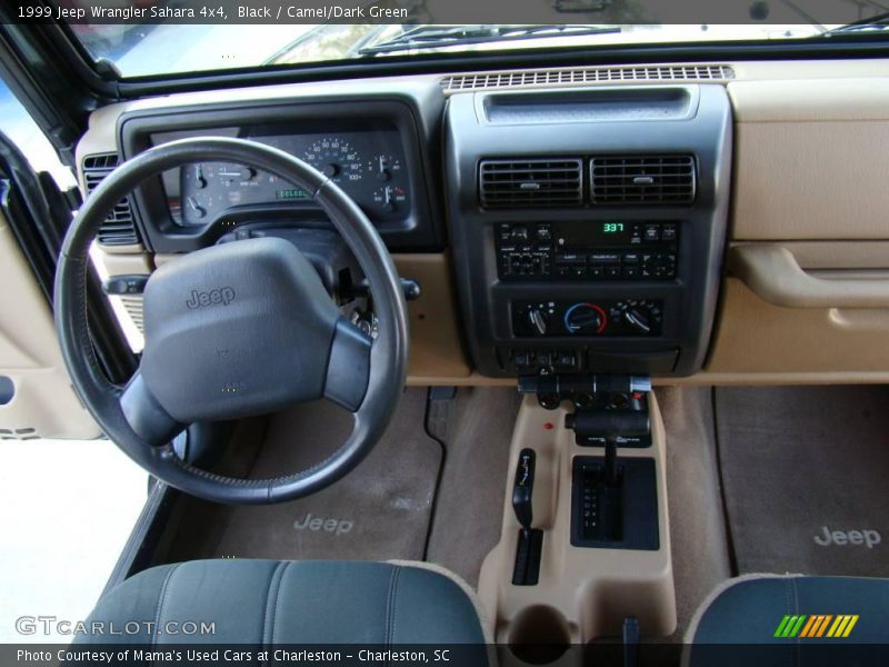 Black / Camel/Dark Green 1999 Jeep Wrangler Sahara 4x4