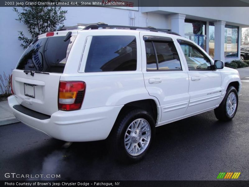 Stone White / Sandstone 2003 Jeep Grand Cherokee Limited 4x4