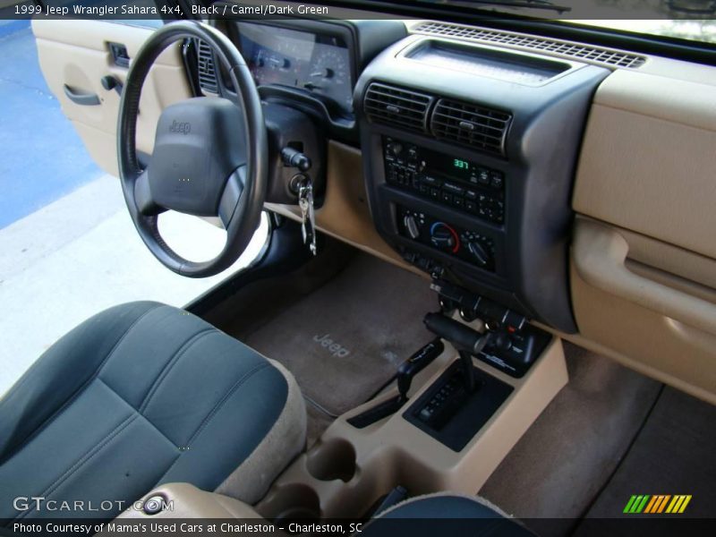 Black / Camel/Dark Green 1999 Jeep Wrangler Sahara 4x4
