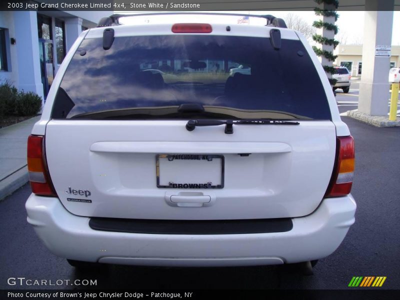 Stone White / Sandstone 2003 Jeep Grand Cherokee Limited 4x4