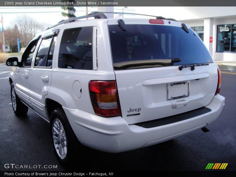 Stone White / Sandstone 2003 Jeep Grand Cherokee Limited 4x4