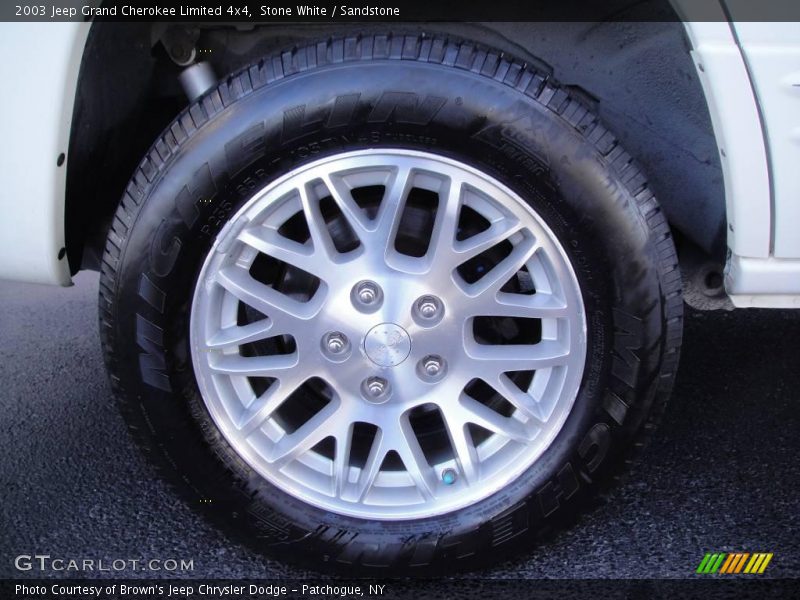 Stone White / Sandstone 2003 Jeep Grand Cherokee Limited 4x4