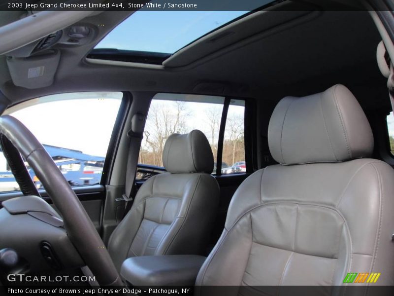 Stone White / Sandstone 2003 Jeep Grand Cherokee Limited 4x4