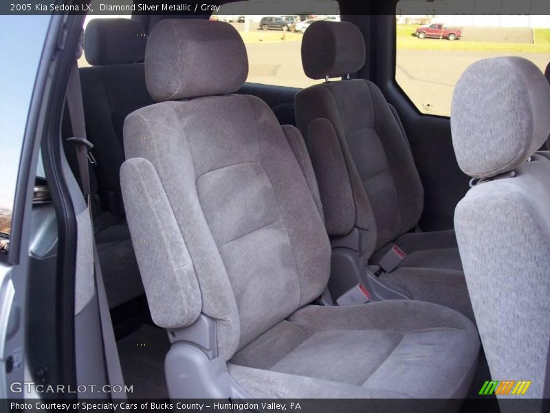 Diamond Silver Metallic / Gray 2005 Kia Sedona LX