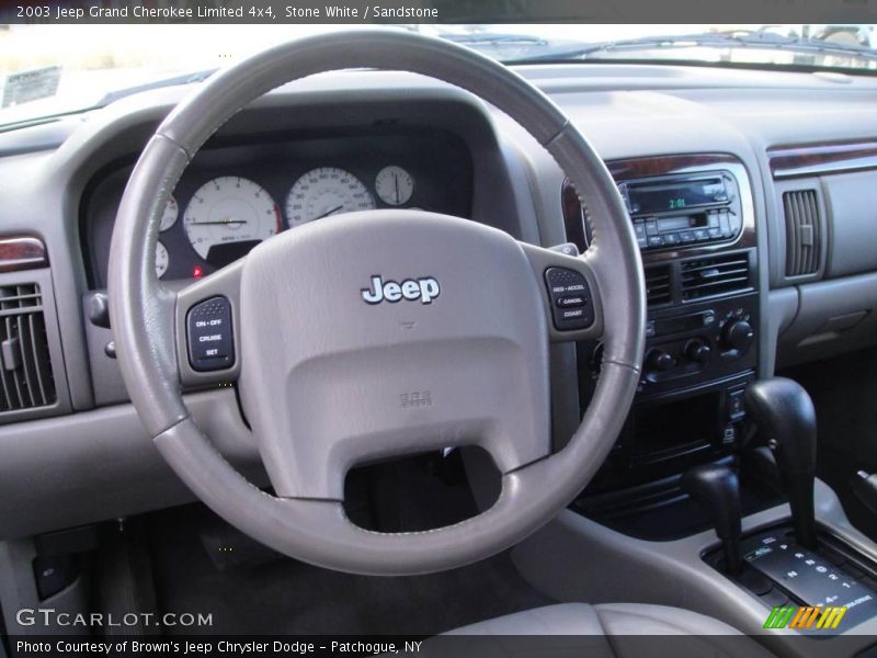 Stone White / Sandstone 2003 Jeep Grand Cherokee Limited 4x4