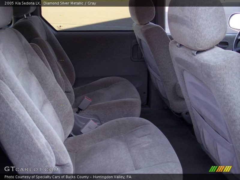 Diamond Silver Metallic / Gray 2005 Kia Sedona LX