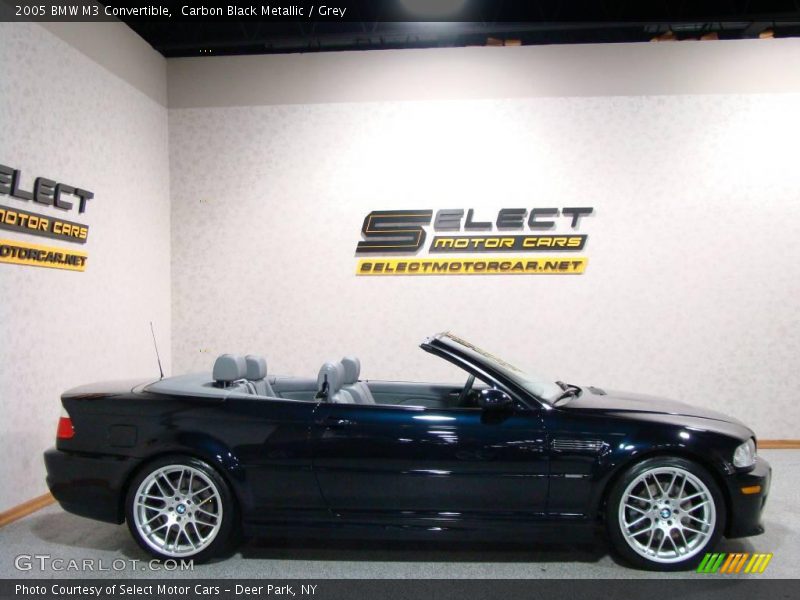 Carbon Black Metallic / Grey 2005 BMW M3 Convertible