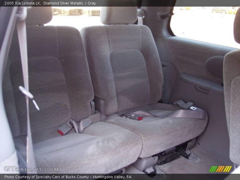 Diamond Silver Metallic / Gray 2005 Kia Sedona LX