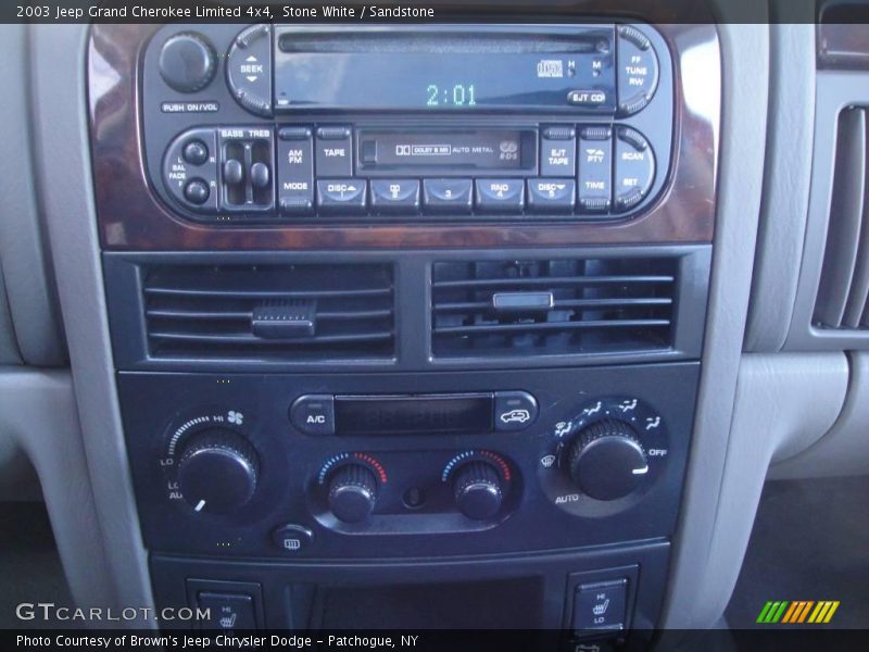 Stone White / Sandstone 2003 Jeep Grand Cherokee Limited 4x4