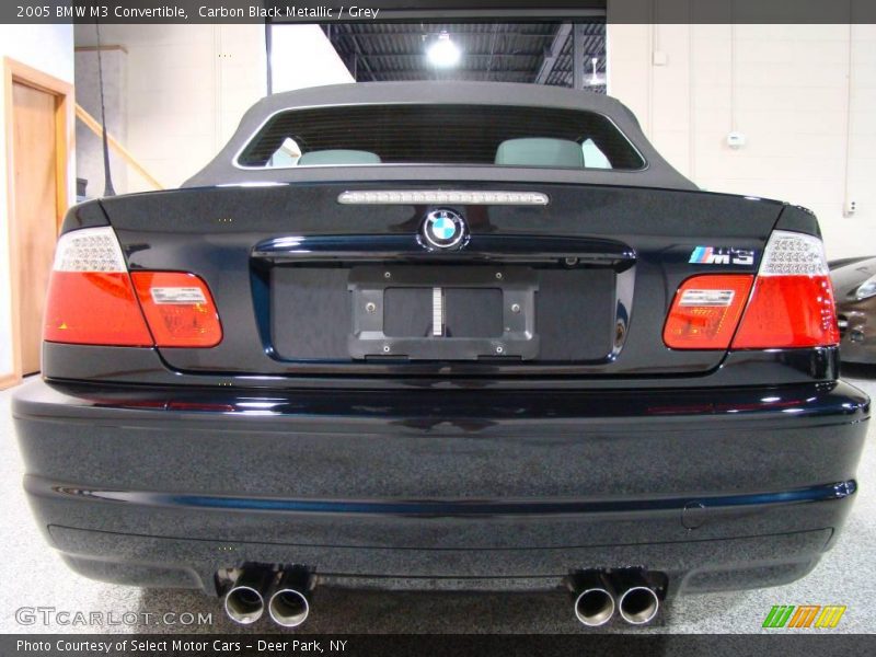 Carbon Black Metallic / Grey 2005 BMW M3 Convertible