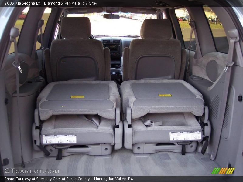 Diamond Silver Metallic / Gray 2005 Kia Sedona LX