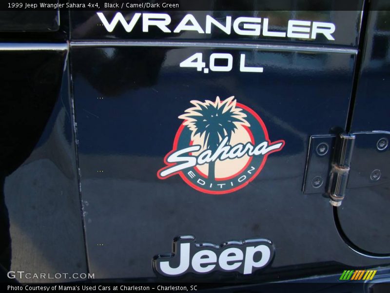 Black / Camel/Dark Green 1999 Jeep Wrangler Sahara 4x4