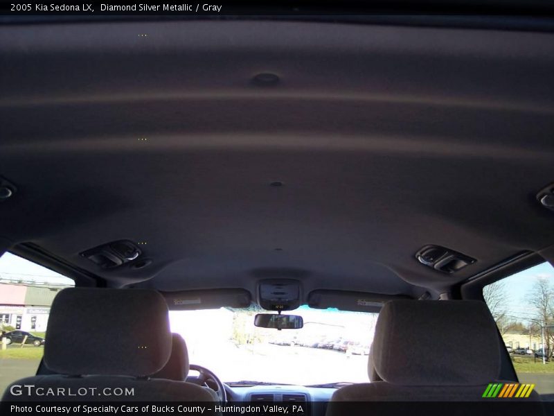 Diamond Silver Metallic / Gray 2005 Kia Sedona LX