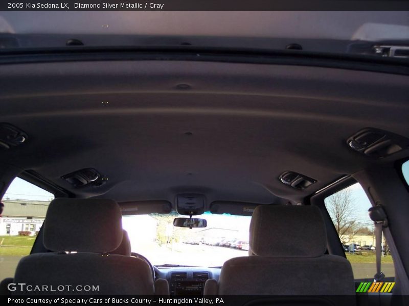 Diamond Silver Metallic / Gray 2005 Kia Sedona LX