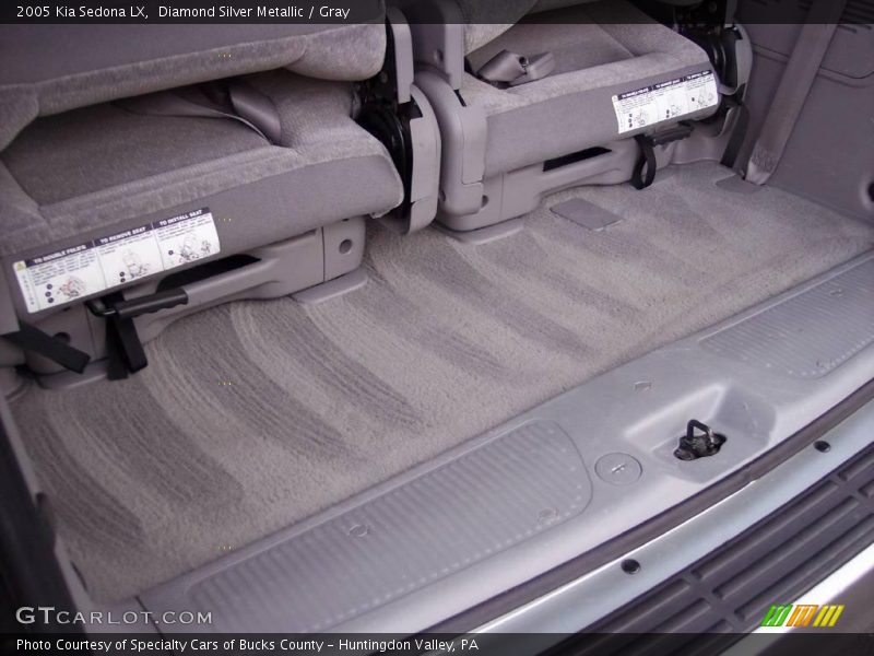 Diamond Silver Metallic / Gray 2005 Kia Sedona LX
