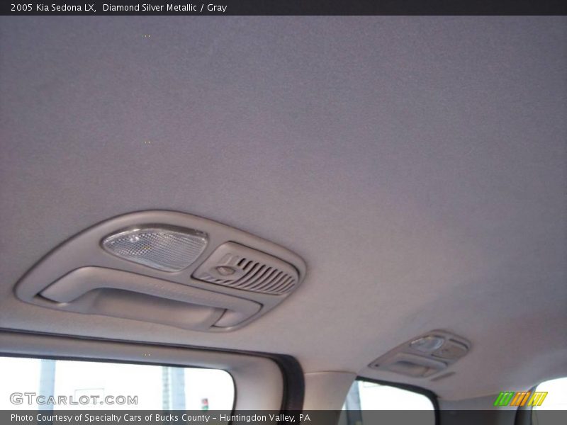 Diamond Silver Metallic / Gray 2005 Kia Sedona LX