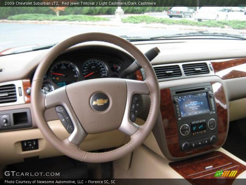 Red Jewel Tintcoat / Light Cashmere/Dark Cashmere 2009 Chevrolet Suburban LTZ