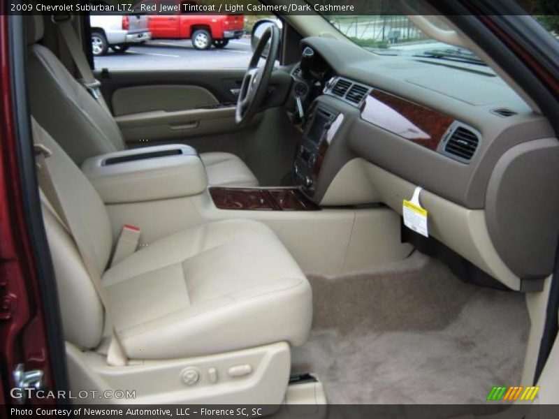 Red Jewel Tintcoat / Light Cashmere/Dark Cashmere 2009 Chevrolet Suburban LTZ