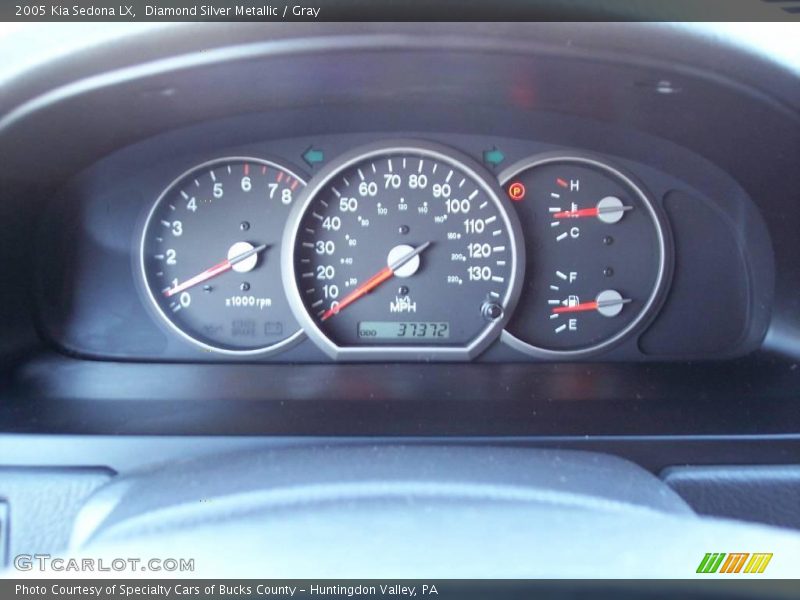 Diamond Silver Metallic / Gray 2005 Kia Sedona LX
